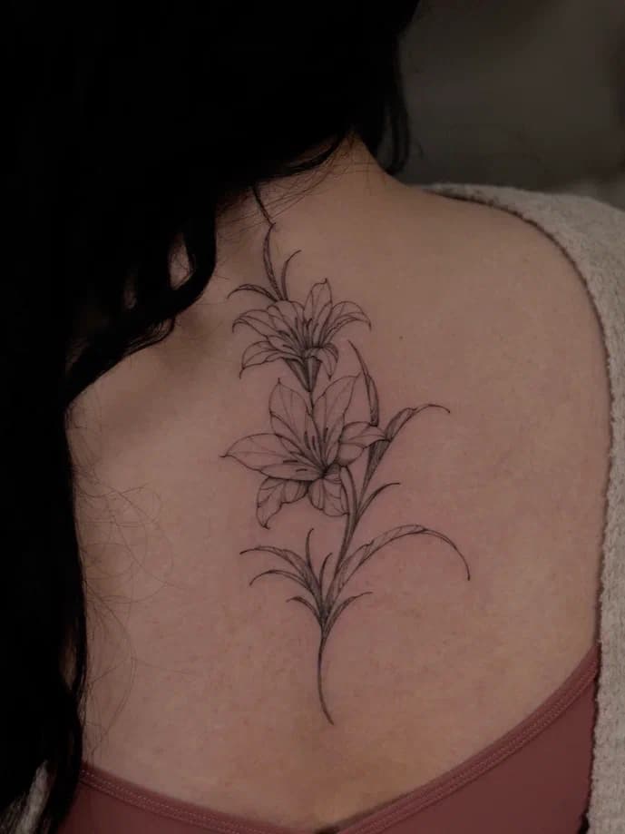 Fine-line tattoo by Julia, js.tattooo — Vancouver, WA studio piece 4
