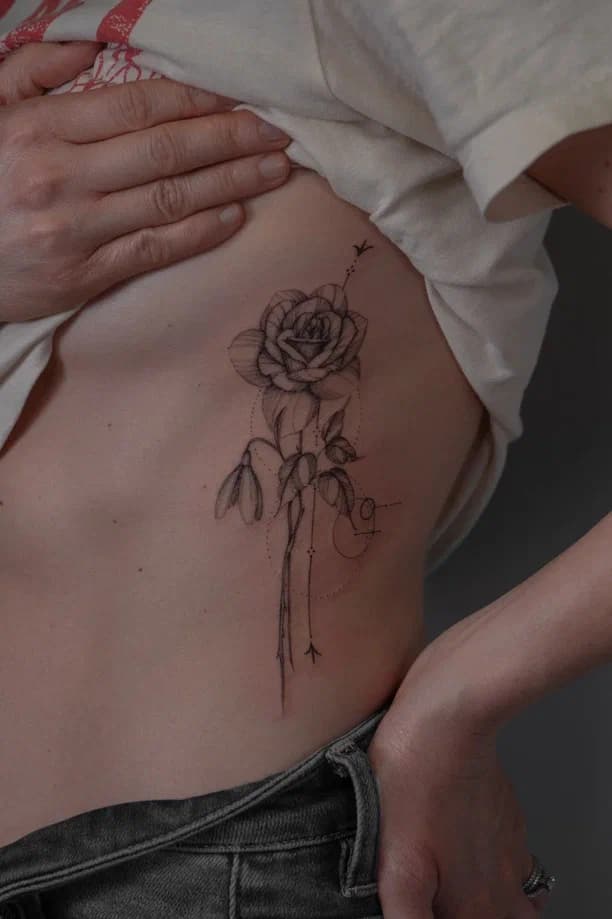 Fine-line tattoo by Julia, js.tattooo — Vancouver, WA studio piece 7