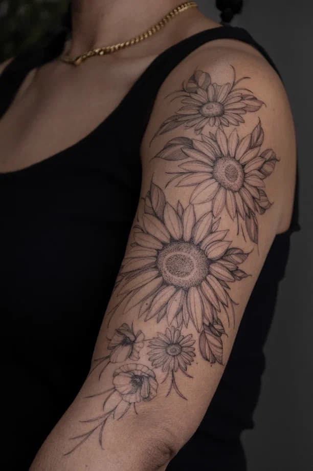 Fine-line tattoo by Julia, js.tattooo — Vancouver, WA studio piece 9