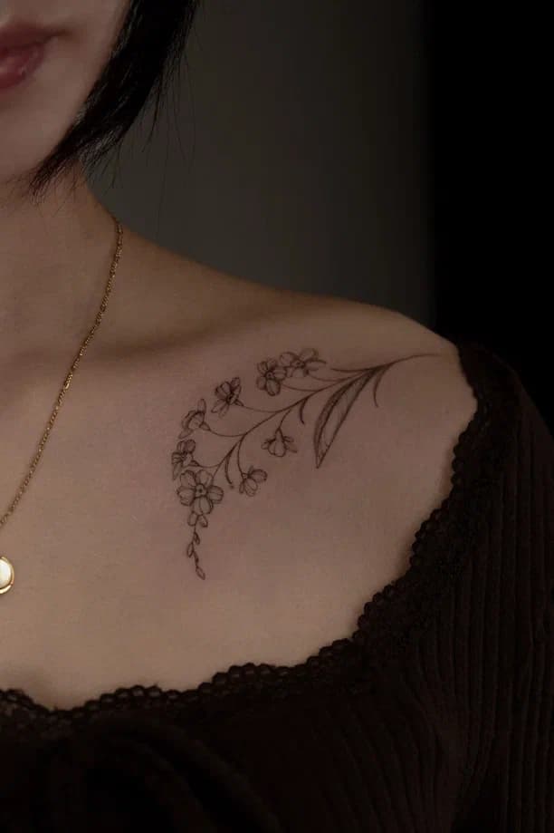 Fine-line tattoo by Julia, js.tattooo — Vancouver, WA studio piece 19